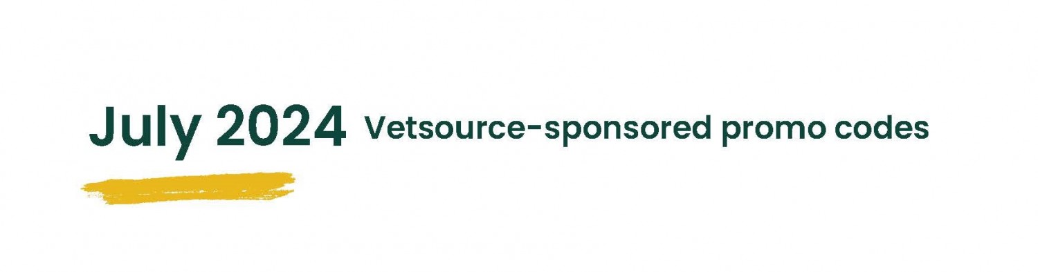 July Vetsource promo codes
